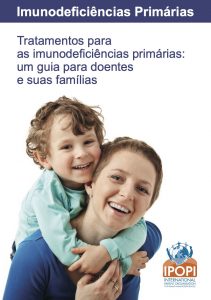 Capa do folheto Tratamentos para as imunodeficiências primárias